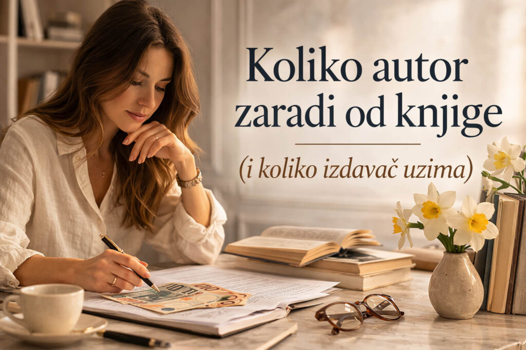 koliko autor zaradi od knjige